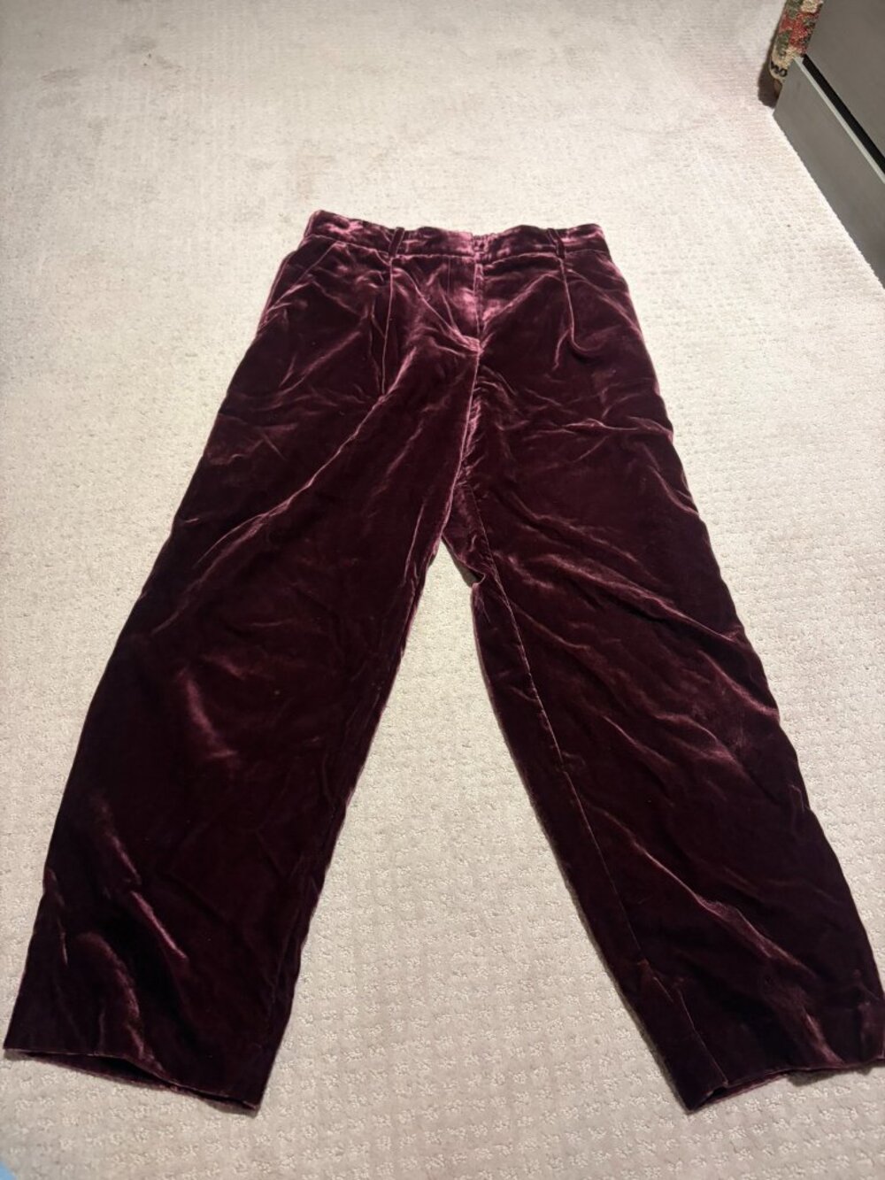 LOFT velvet pants